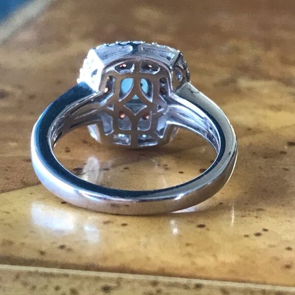 Natural Grandidierite Sterling Silver Ring Size 5 - Picture 3 of 9